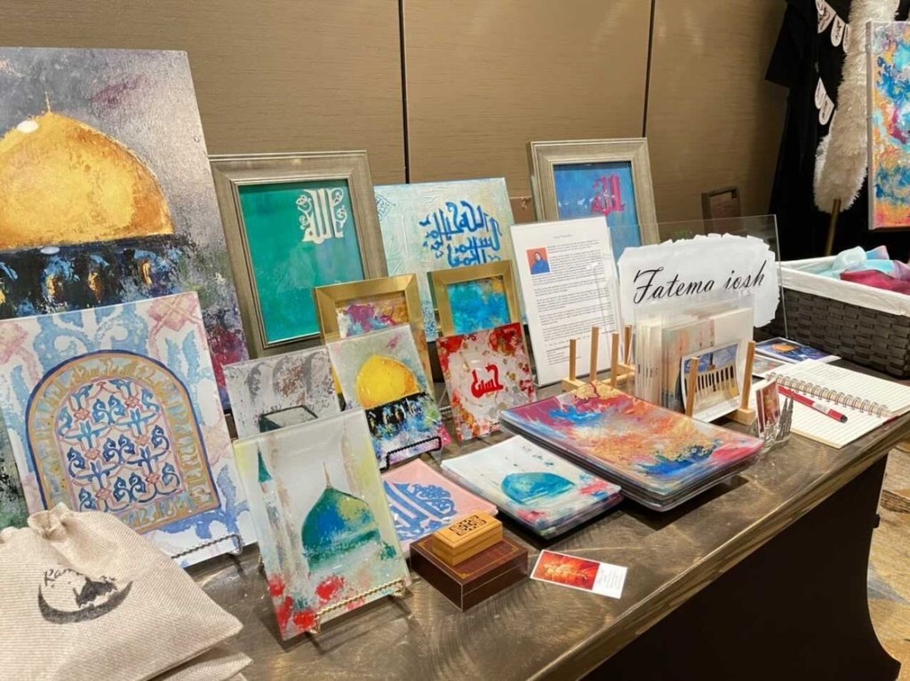 Art display by Fatema Josh @ the Immersive Ramadan Market '22